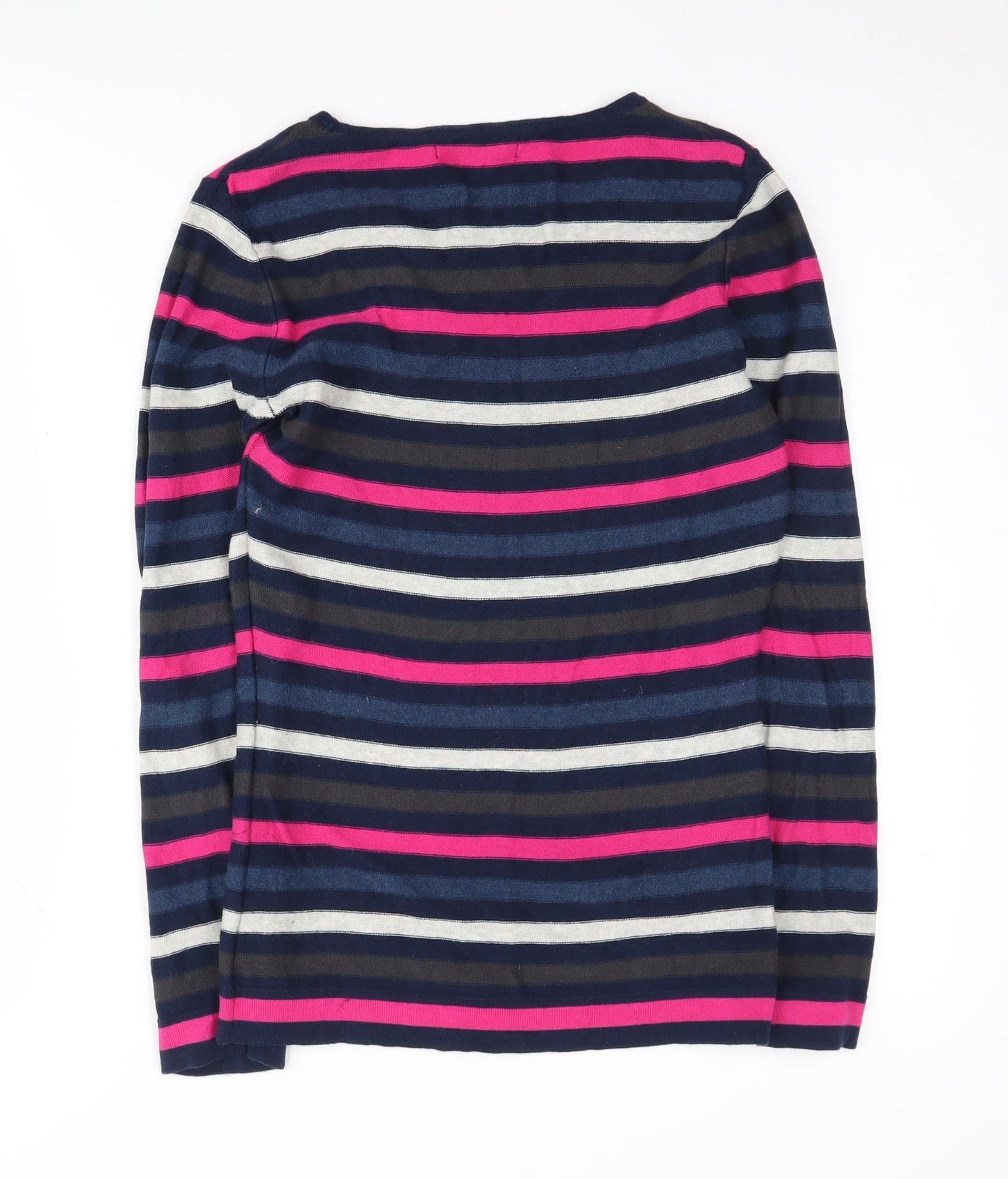 Lakeland Women's Multicoloured Striped Jumper Size 10