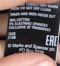 Marks and Spencer Women's Polka Dot Blue T-Shirt Size 10