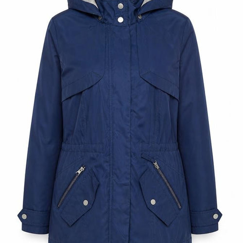 Debenhams Women's Blue Parka Coat Size 10