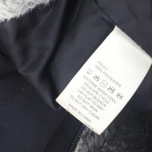 Cambridge Women's Black Quilted Hooded Jacket M