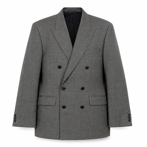 Debenhams Grey Wool Blazer, Size L, Classic Style