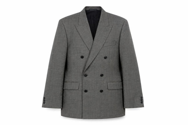 Debenhams Grey Wool Blazer, Size L, Classic Style