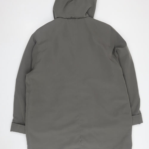 Bonmarché Women's Green Hooded Parka Coat Size M