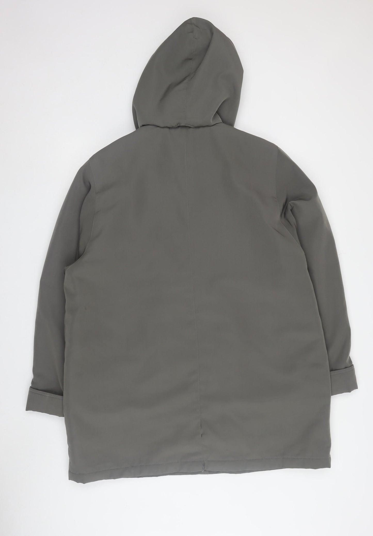 Bonmarché Women's Green Hooded Parka Coat Size M