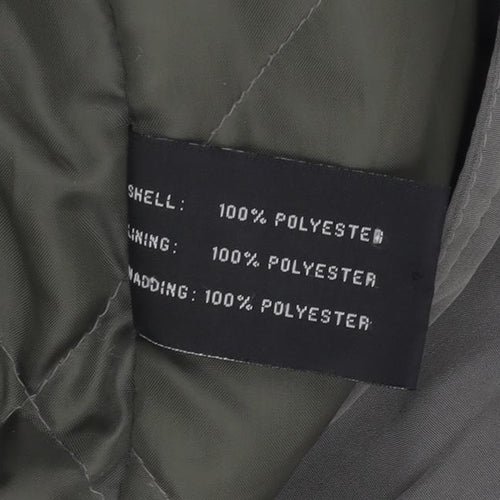 Bonmarché Women's Green Hooded Parka Coat Size M