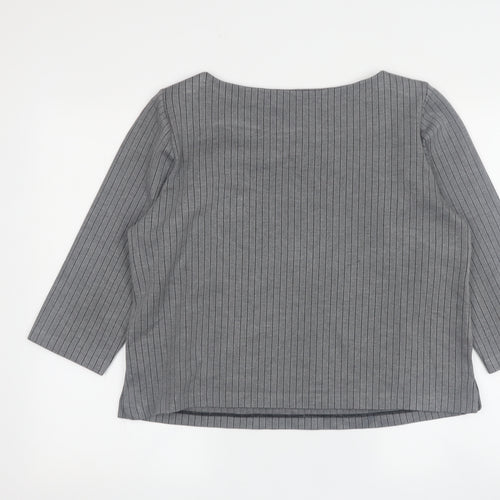 Marks and Spencer Women's Grey 3/4 Sleeve Top