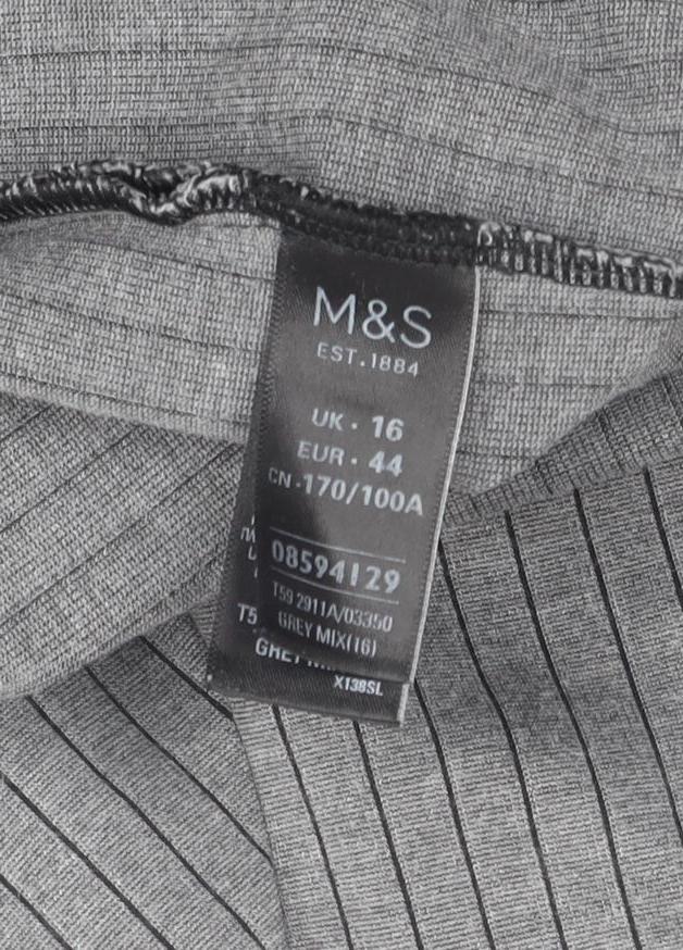 Marks and Spencer Women's Grey 3/4 Sleeve Top