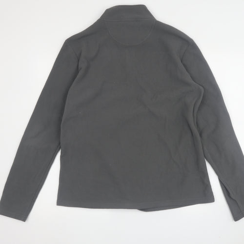 Peter Storm Unisex Grey 1/4 Zip Fleece Sweatshirt 16