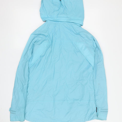 TOG24 Women's Blue Waterproof Parka Jacket, Size S