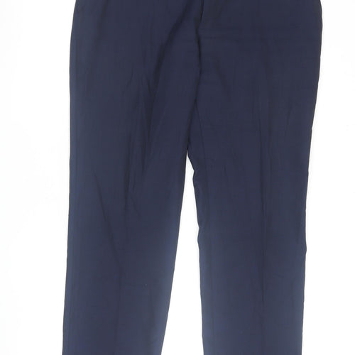 Next Men's Blue Dress Pants, Size 36W x 31L, Regular Fit