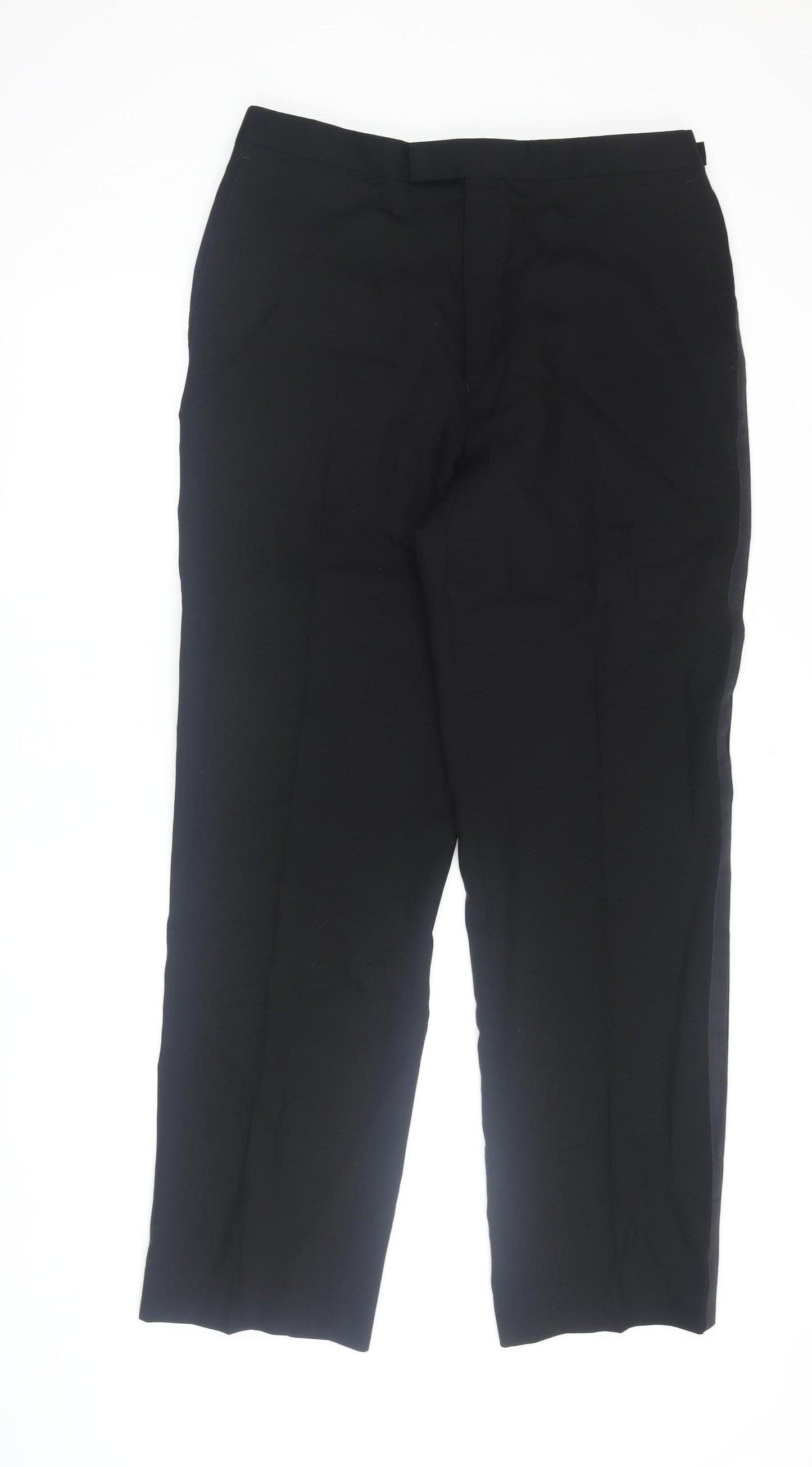Savoy Taylors Guild Men's Black Dress Pants, Size 36