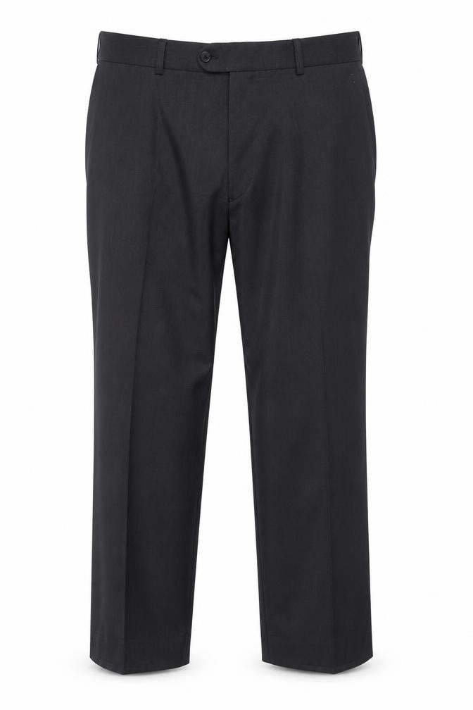Front view of Burton Men's Black Dress Pants 40 Regular Fit