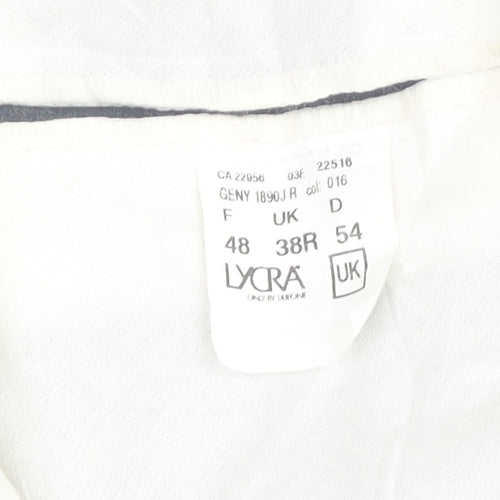 Saint Hilaire Grey Men's Dress Pants 48 Regular