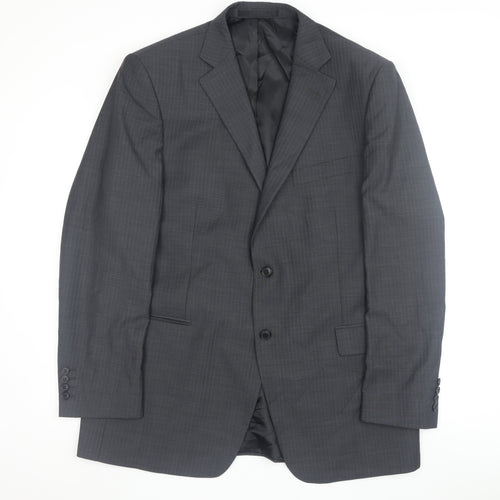 Marks & Spencer Men's Black Blazer, 44L Business Jacket