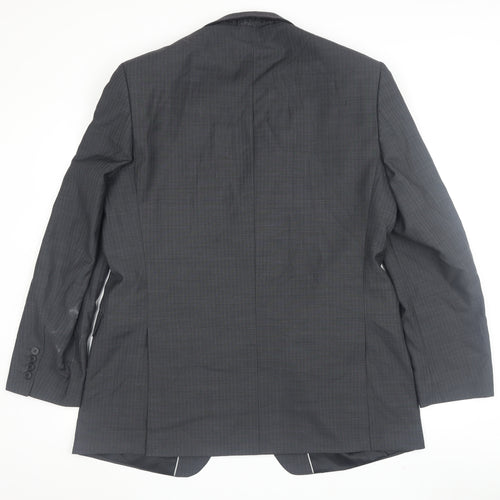 Marks & Spencer Men's Black Blazer, 44L Business Jacket