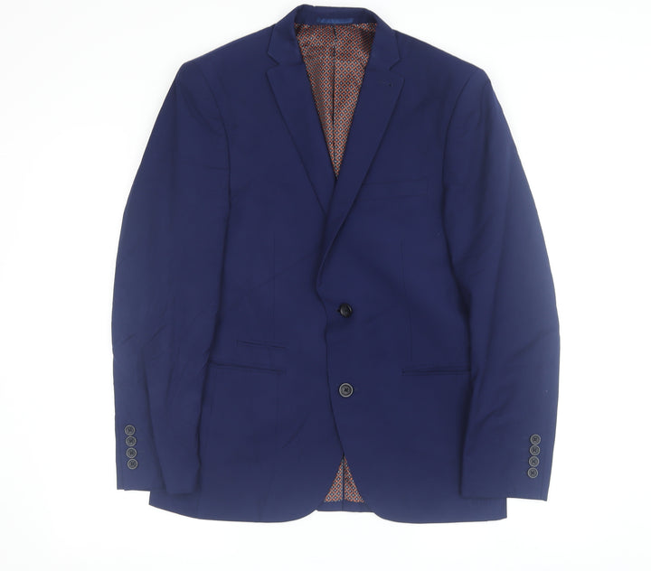Next Men's Blue Slim Fit Blazer, Size 38S