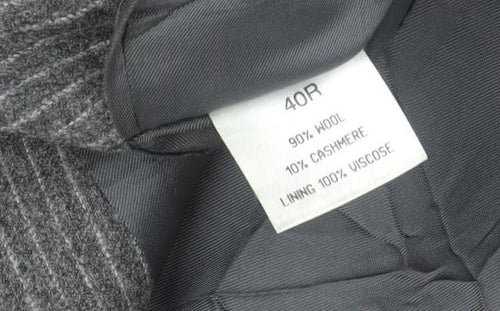 Salvatore Giovanni Men's Grey Wool Blazer, Size 40R