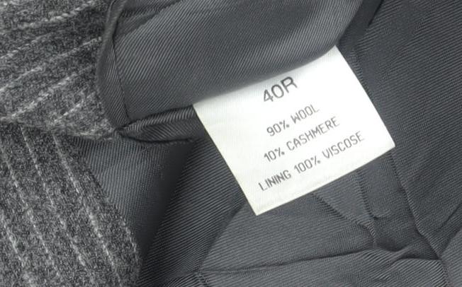 Salvatore Giovanni Men's Grey Wool Blazer, Size 40R