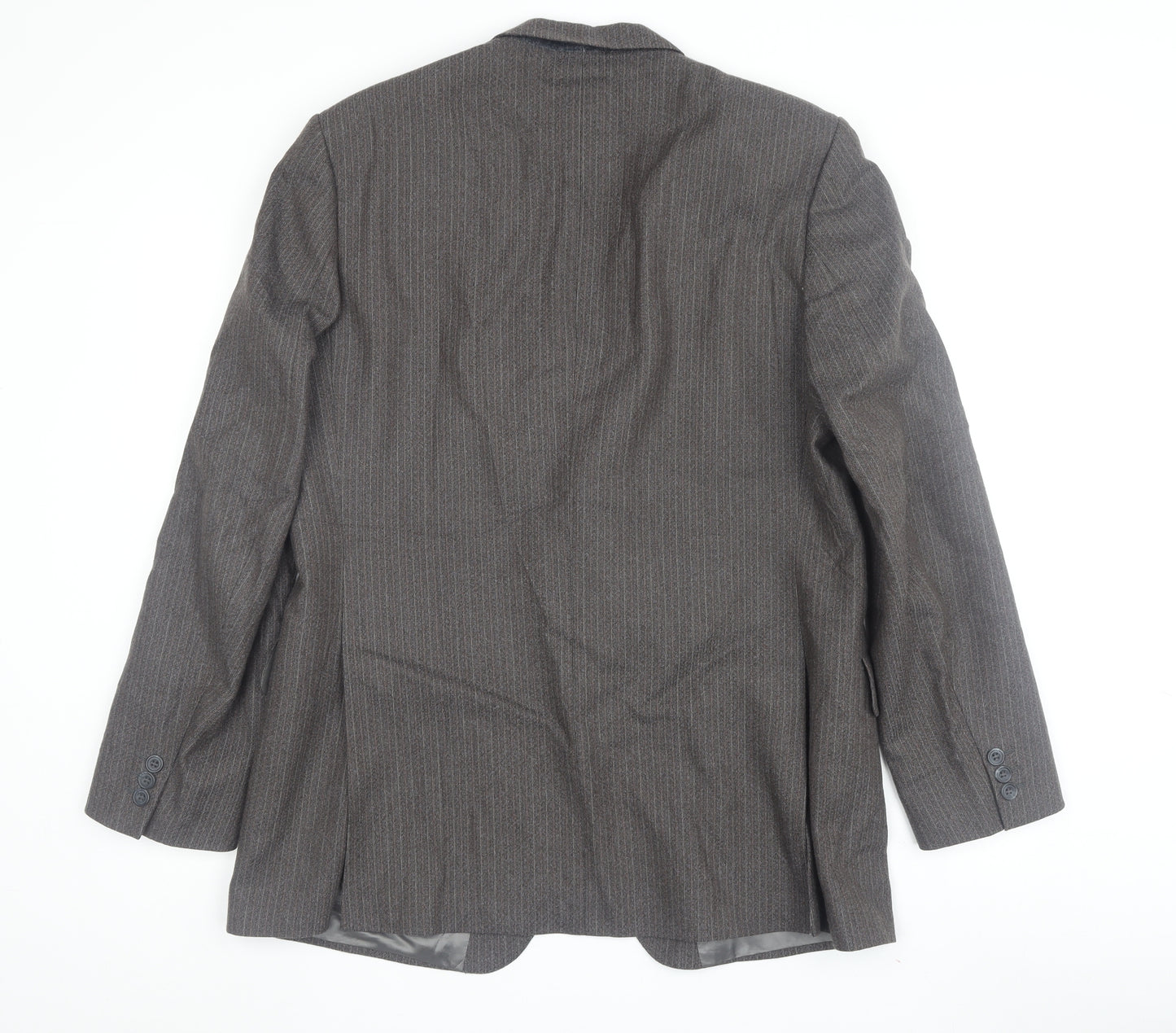 Charles Hobson Mens Brown Striped Blazer 42R Classic Jacket