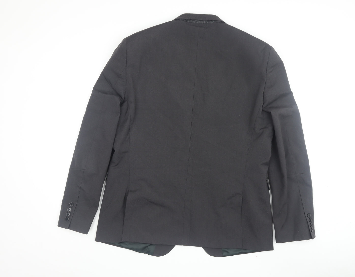 Next Men's Grey Slim Fit Blazer, Size 44, Formal Jacket