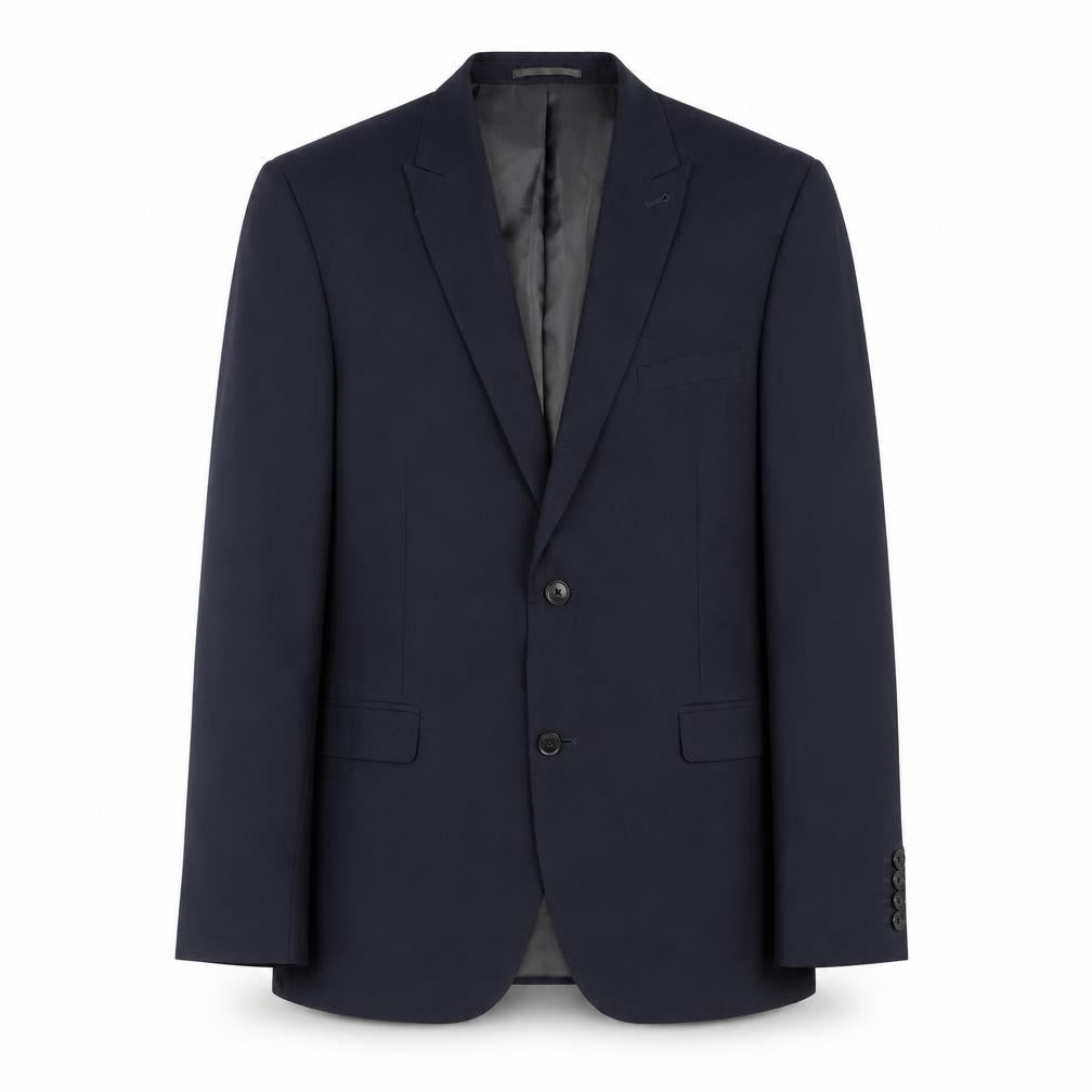 Front view of Next Men's Navy Suit Jacket Slim Fit, 44R, Formal