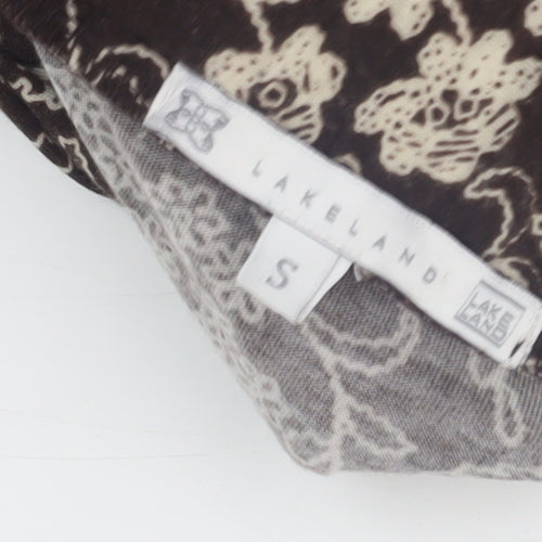 Lakeland Women's Black Floral Midi Skirt - Size S