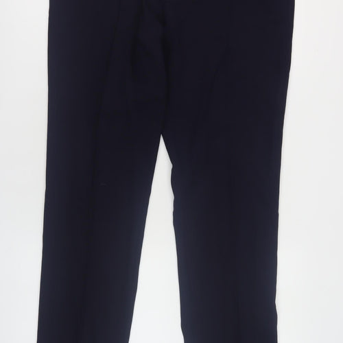 Marks and Spencer Men's Black Slim Fit Dress Pants