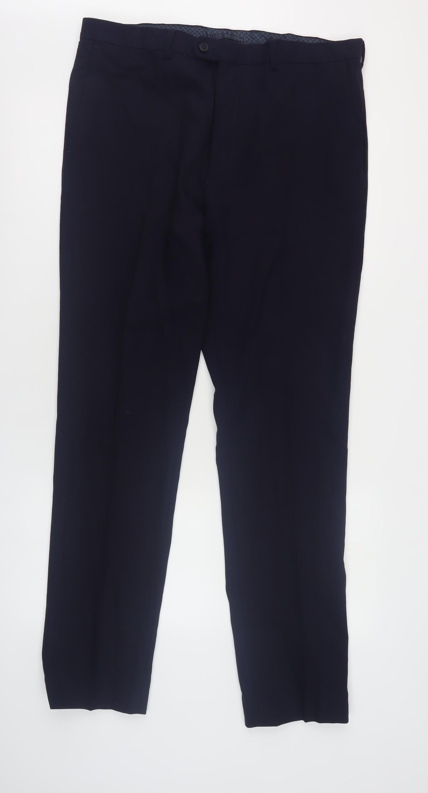 Marks and Spencer Men's Black Slim Fit Dress Pants