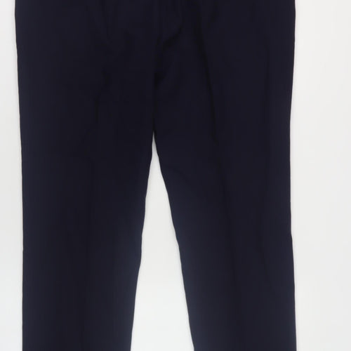 Marks and Spencer Men's Black Slim Fit Dress Pants