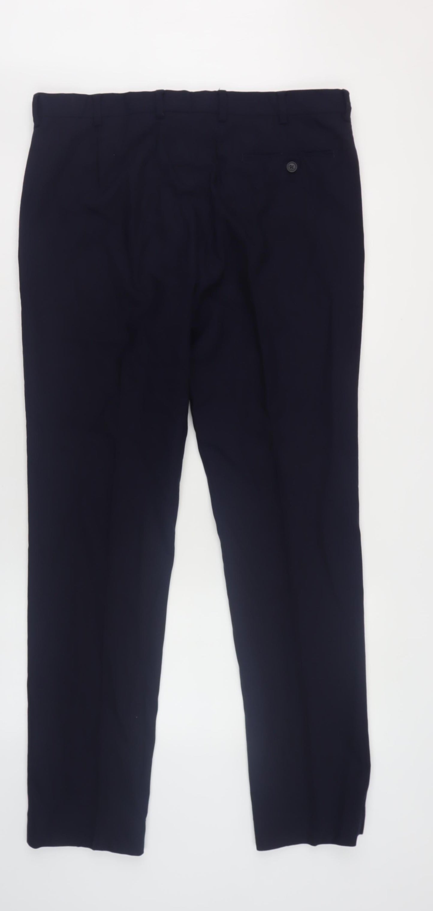 Marks and Spencer Men's Black Slim Fit Dress Pants