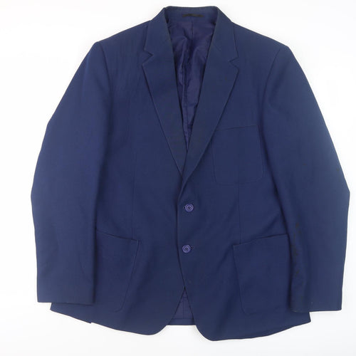 John Lewis Men's Blue Blazer, Size 42, Notch Lapel