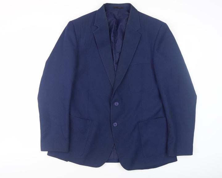 John Lewis Men's Blue Blazer, Size 42, Notch Lapel