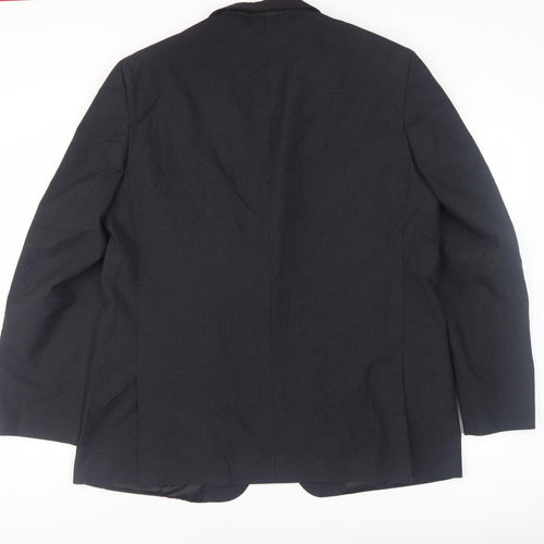 Kenneth Cole Reaction Black Blazer Men's 48L