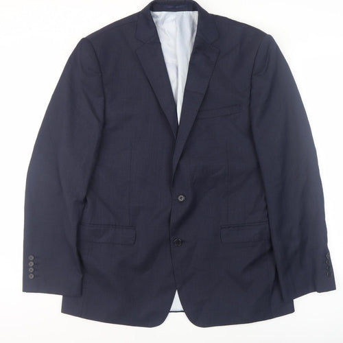 French Connection Men's Blue Regular Blazer, Size 40