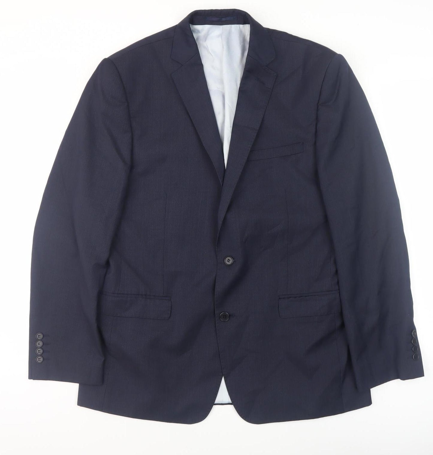 French Connection Men's Blue Regular Blazer, Size 40