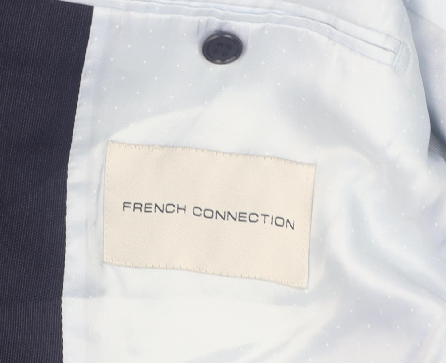 French Connection Men's Blue Regular Blazer, Size 40