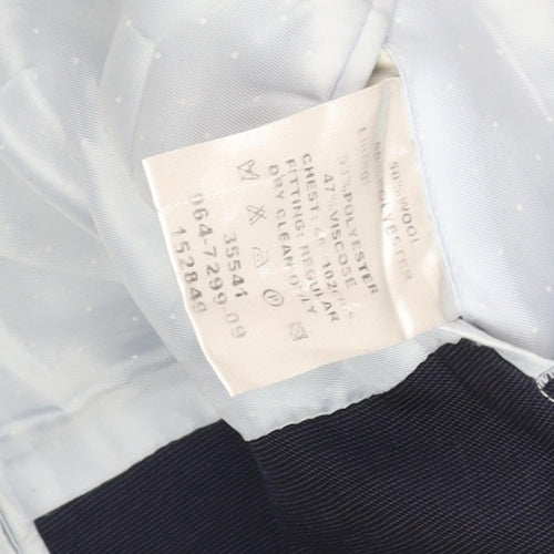 French Connection Men's Blue Regular Blazer, Size 40