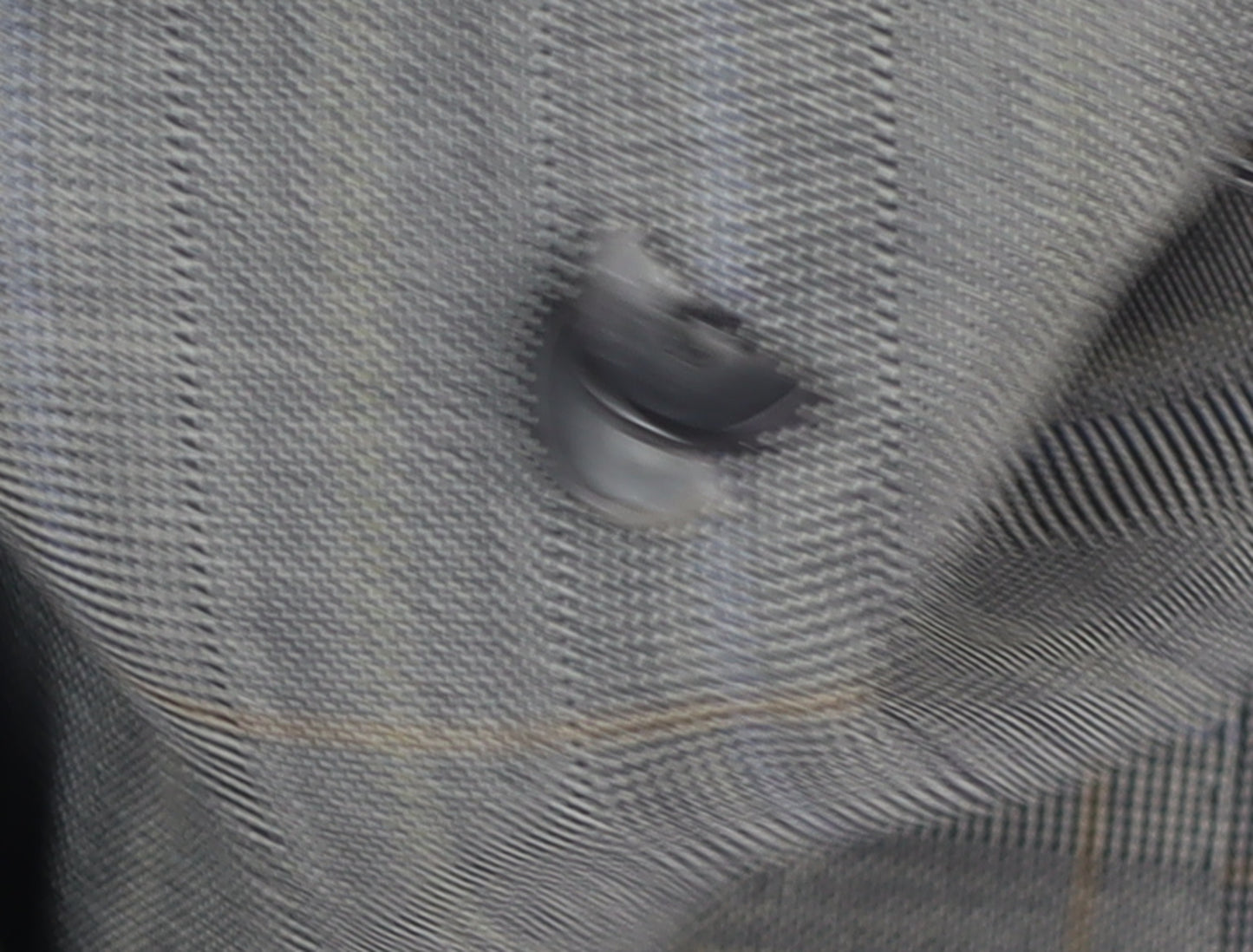 Hank Kemen Men's Grey Double-Breasted Blazer - Size 40