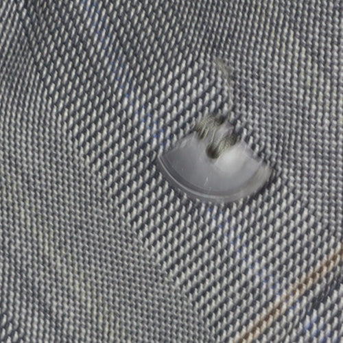 Hank Kemen Men's Grey Double-Breasted Blazer - Size 40