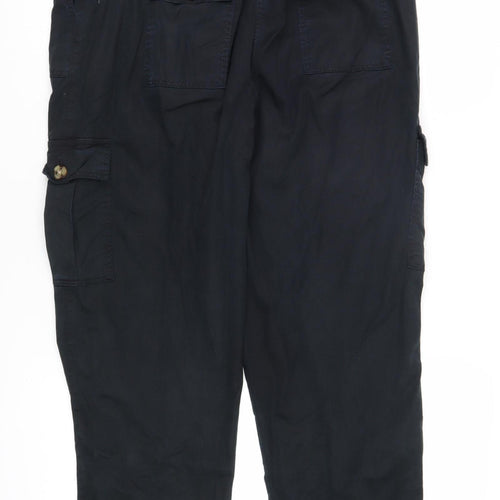Marks and Spencer Women's Black Cargo Trousers Size 10
