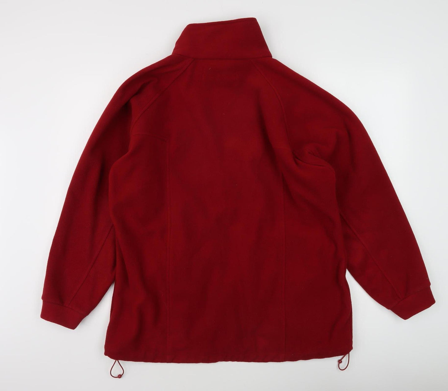 Regatta Women's Red Mid-Length Fleece Jacket Size 14