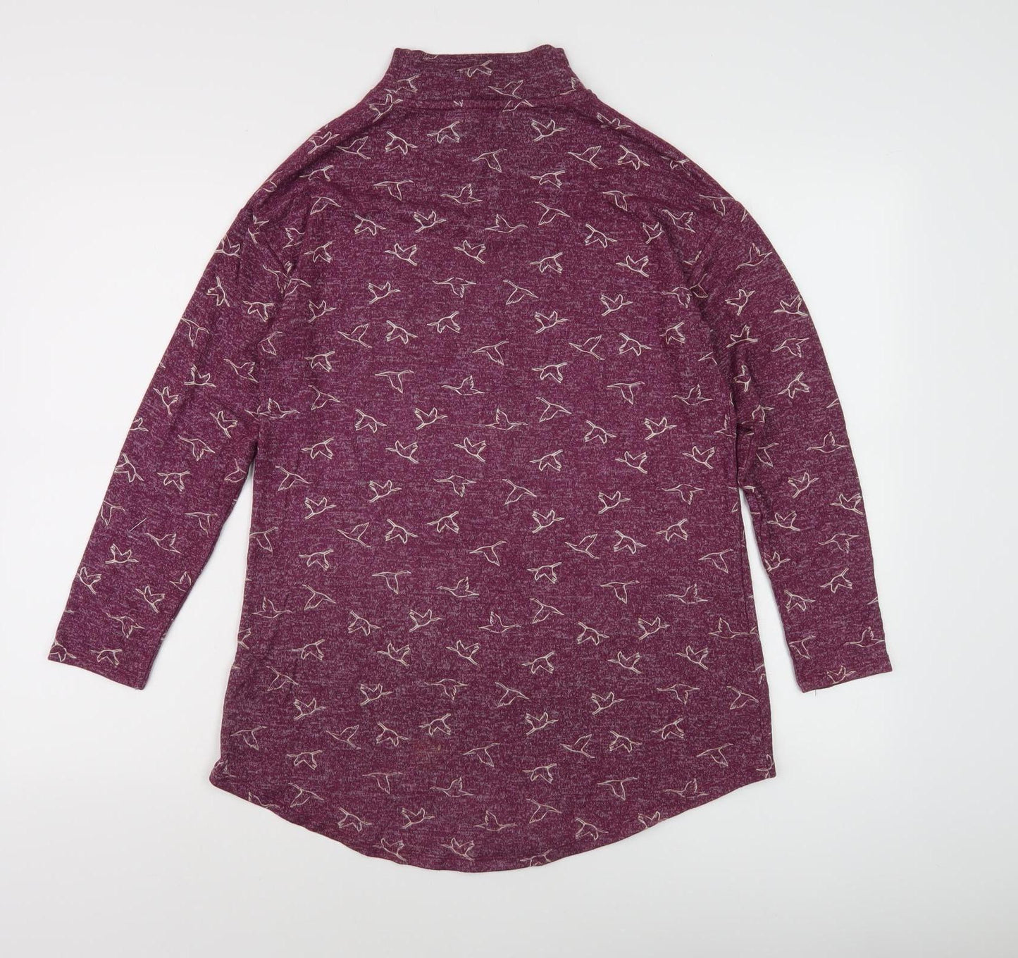 Marks and Spencer Women's Purple Animal Print Blouse