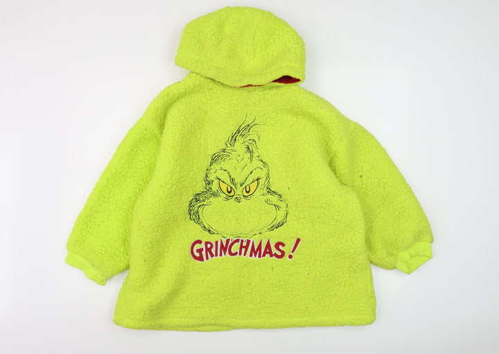 The Grinch Unisex Green Fleece Robe S-M Christmas
