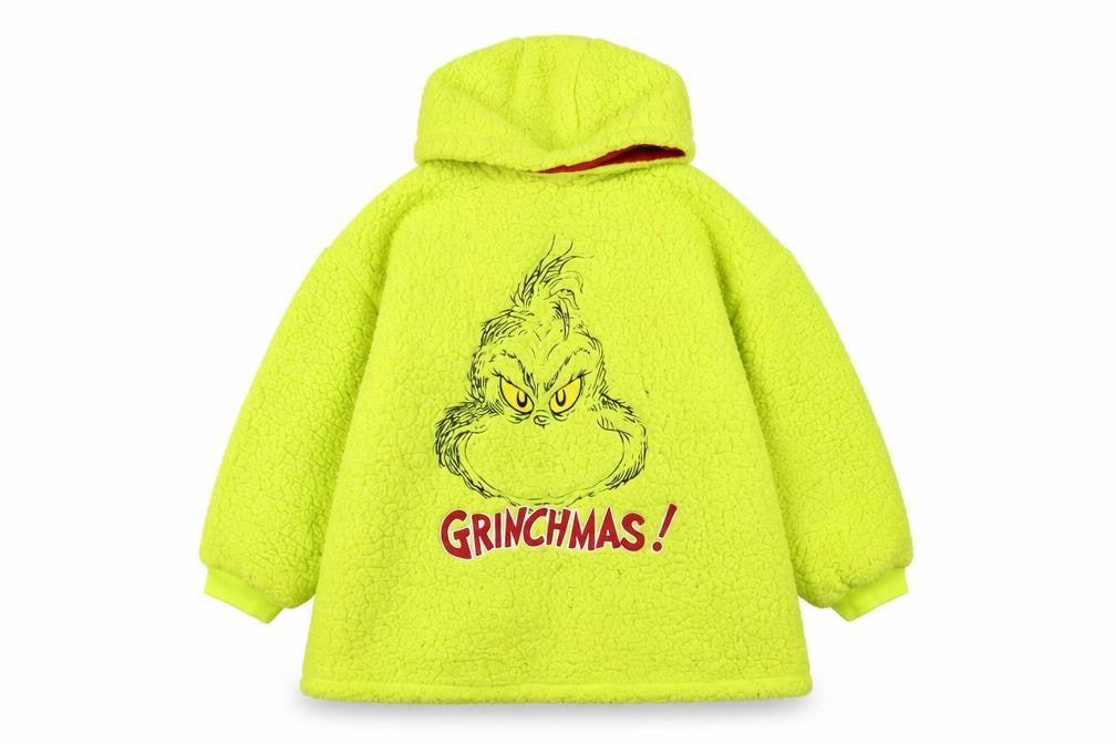 The Grinch Unisex Green Fleece Robe S-M Christmas
