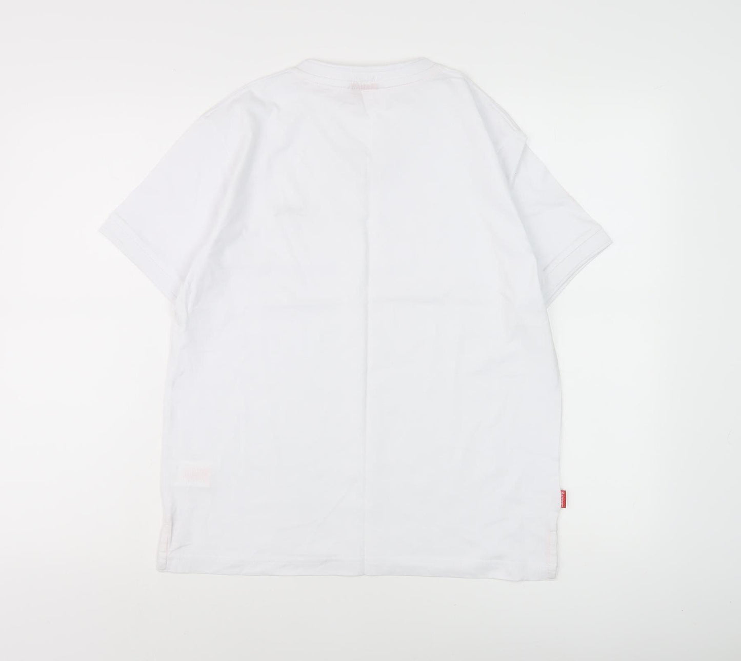 Slazenger Boys White V-Neck T-Shirt 11-12 Years Basic Style