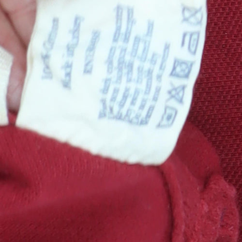Jack Wills Men's Red Polo Shirt L - Logo Accent