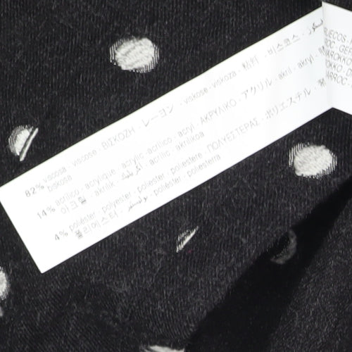 Zara Women's Black Polka Dot Shirt Dress S