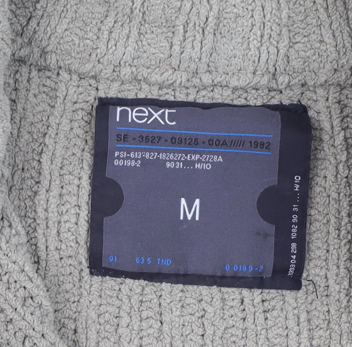 Next Men's Beige Basic Jacket, Size M, Full Zip