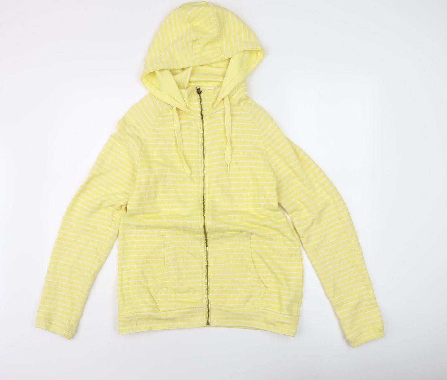 Mountain Warehouse Women's Yellow Striped Full Zip Hoodie