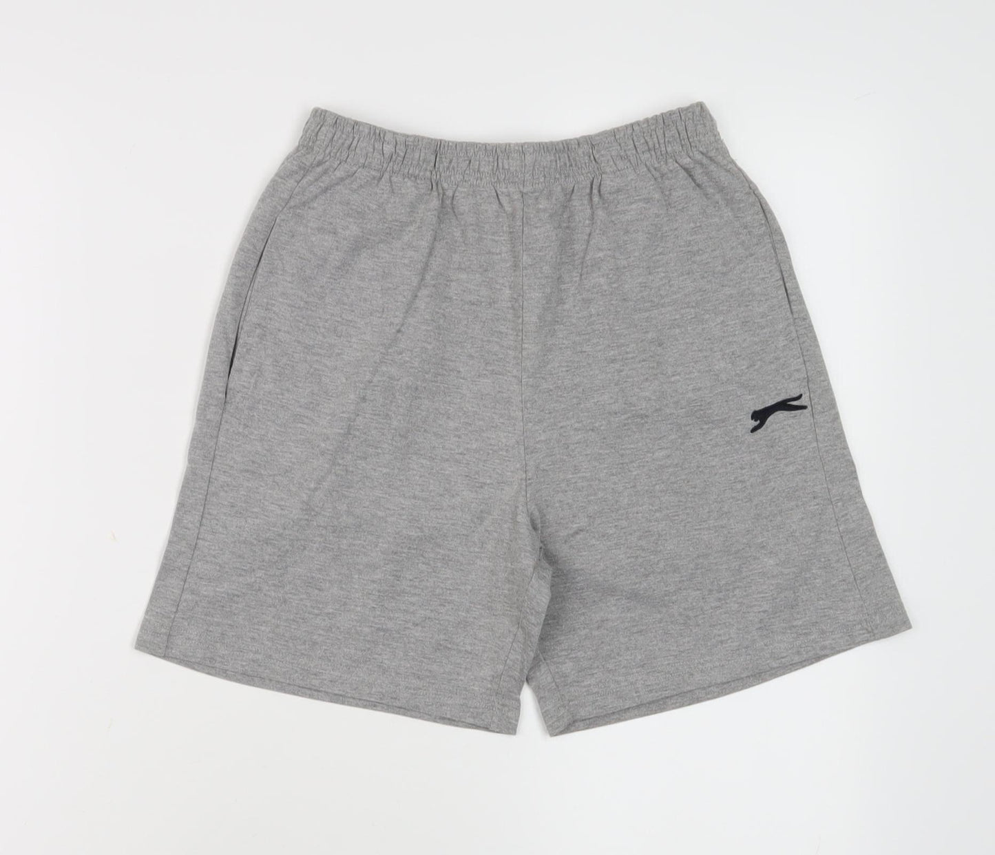 Slazenger Boys Grey Shorts 13 Years Elastic Waist